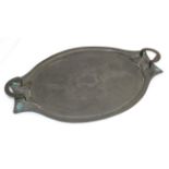 An Arts & Crafts Connell & Co., of Cheapside Twin-Handled Tray, of oval form with rivet decoration