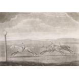 Francis Sartorius (British, 1734-1804) ''A Race over the Beacon Course at Newmarket'' Mmezzotint