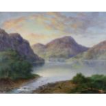 McNeil Macleay ARSA (1802-1878) Scottish In the Highlands Signed and dated 1879, oil on canvas, 42cm