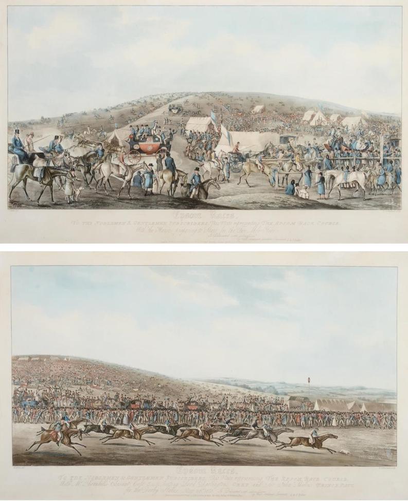 Henry Alken (British, 1785-1851) ''Epsom Races: Preparing to Start for the Two Mile Heat'' ''Derby