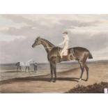 John F Herring (British, 1795-1865) ''Ebor, The Winner of ... St Leger, 1817'' Hand-coloured