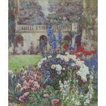 Harold Conway (19th/20th Century) ''The Herbaceous Border'' Watercolour, 35cm by 29.5cm
