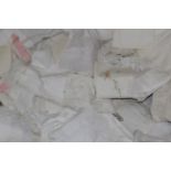 Assorted White Linen, including table linen, bed linen, many with embroidered decoration and lace/