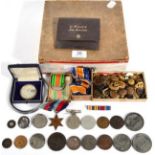 A Second World War Pair, of 1939-45 Star and War Medal, with Army Council posthumous medal slip to