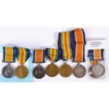 Four First World War R.A.M.C. Pairs, each comprising British War Medal and Victory Medal, awarded