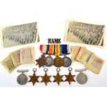 A First/Second World War R.A.M.C./Naval Group of Ten Medals, awarded to 2218 PTE. B.W.(Bertie