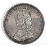 A Historic Medal - Golden Jubilee of Queen Victoria 1887, the obverse with a crowned and veiled bust