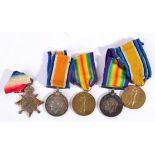 A First World War R.A.M.C. Trio, comprising 1914 Star, British War Medal and Victory Medal, awarded