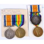 Voluntary Aid Detachment - Two First World War Pairs, each comprising British War Medal and