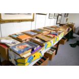 Thirteen boxes of books on various topics, especially art and antiques, topography and children's