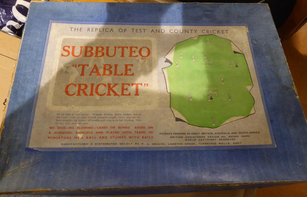 A group of vintage games and collectables to include Subbuteo table cricket; Bayko; Diplomacy; - Bild 2 aus 5