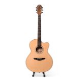 Elecro-Acoustic Single Cut Away Guitar By Avalon Guitars Model A2-20/SE no.2243 and manufacturers