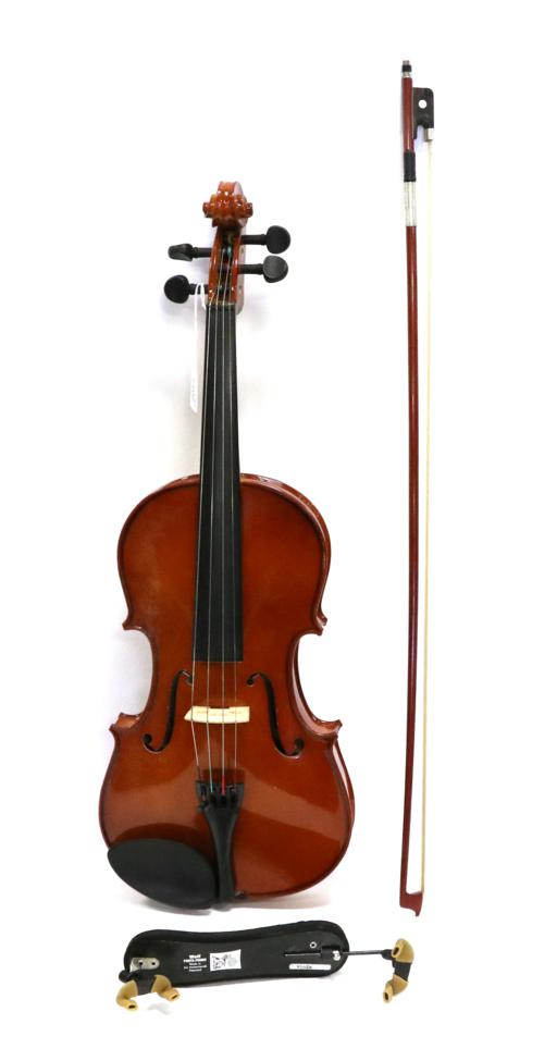 Viola 15'' two piece back, Made by Antoni, China with some accessories and music (cased with bow)