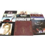 Various Vinyl Long Play Records including Living in the Material World - George Harrison;