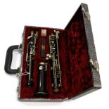 Oboe open ring thumb plate, bell inscription reads 'Console Distributed By Selmer, London, Foreign',