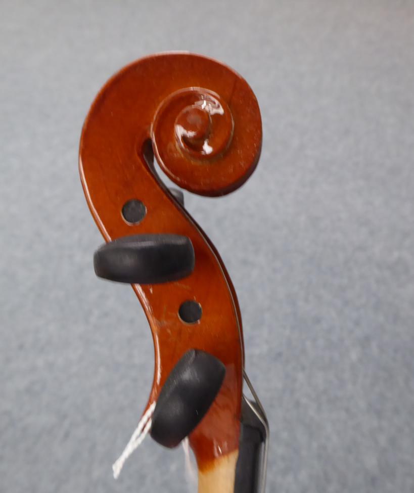 Viola 15'' two piece back, Made by Antoni, China with some accessories and music (cased with bow) - Image 7 of 14