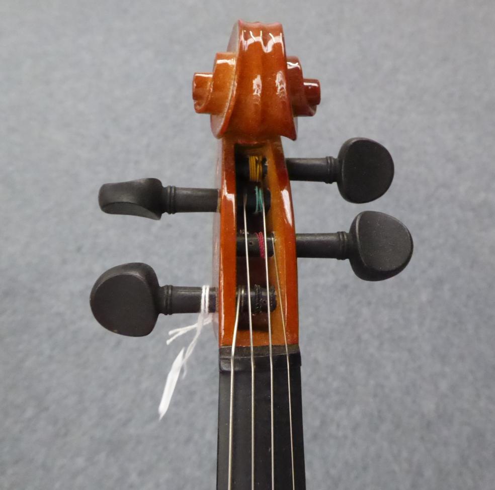 Viola 15'' two piece back, Made by Antoni, China with some accessories and music (cased with bow) - Image 6 of 14