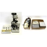 Leitz Dialux 20 Microscope with three NPL Fluotar lenses: 160/- 6.3/0.20; 160/0.17 16/0.45; 160/0.17