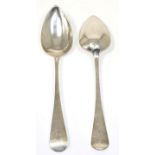 ~ Pair of silver serving spoons 4.1ozt