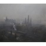 Bob Richardson (b.1938) ''Hulme'' Signed and dated (19)73, pastel, 42.5cm by 49cm Artist's Resale