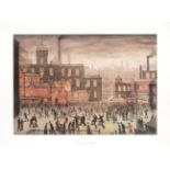 After Laurence Stephen Lowry RA (1887-1976) ''Our Town'' Signed in pencil, numbered 245/850, a