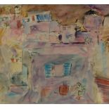 Fionna Carlisle (b.1954) Scottish Houses in Crete Signed and dated (19)79, pencil and watercolour,