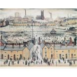 After Laurence Stephen Lowry RA (1887-1976) ''Britain at Play'' Signed in pencil, with the