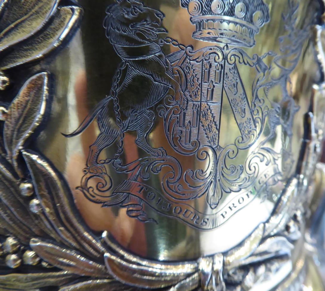The Chester Vase: A Silver Gilt Trophy Cup and Cover, Edward Barnard & Sons, London 1937, of campana - Image 3 of 9