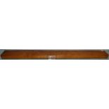 Sid Pollard of Bagby: An English Oak Mantel Shelf, of plain rectangular design, unmarked, 152.5cm by