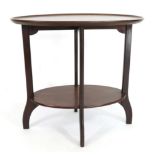 Arthur Simpson of Kendal (1857-1922): An Arts & Crafts Mahogany Occasional Table, shape No.8054, the