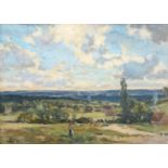 Bertram Priestman RA, ROI, NEAC, IS (1868-1951) ''The Heart of Surrey'' Signed and dated (19)21,