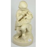 A large Copeland Parian figure ''Go to Sleep''