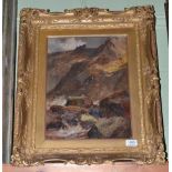 Owen Bowen ROI, PRCamA (1873-1967) ''Ravenscar, Robin Hoods Bay'', signed, inscribed verso, oil on