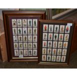 Two sets of Players cigarette cards ''Uniforms of the Territorial Army'' and ''Military Uniforms