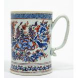 An 18th century Chinese mug with Dutch decoration