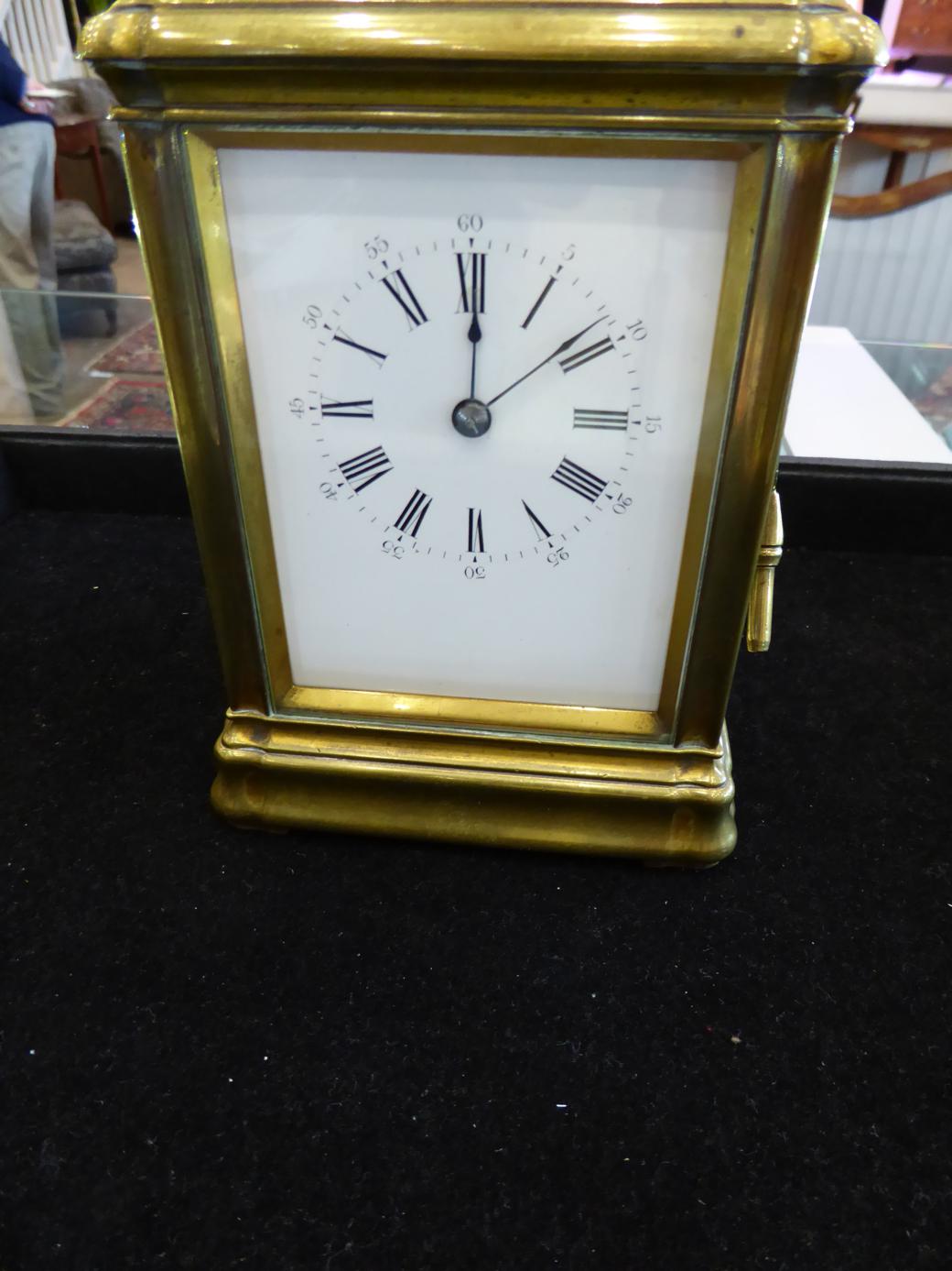 A Brass Striking and Repeating Carriage Clock, stamped Soldano on the Platform Escapement, circa - Image 2 of 7