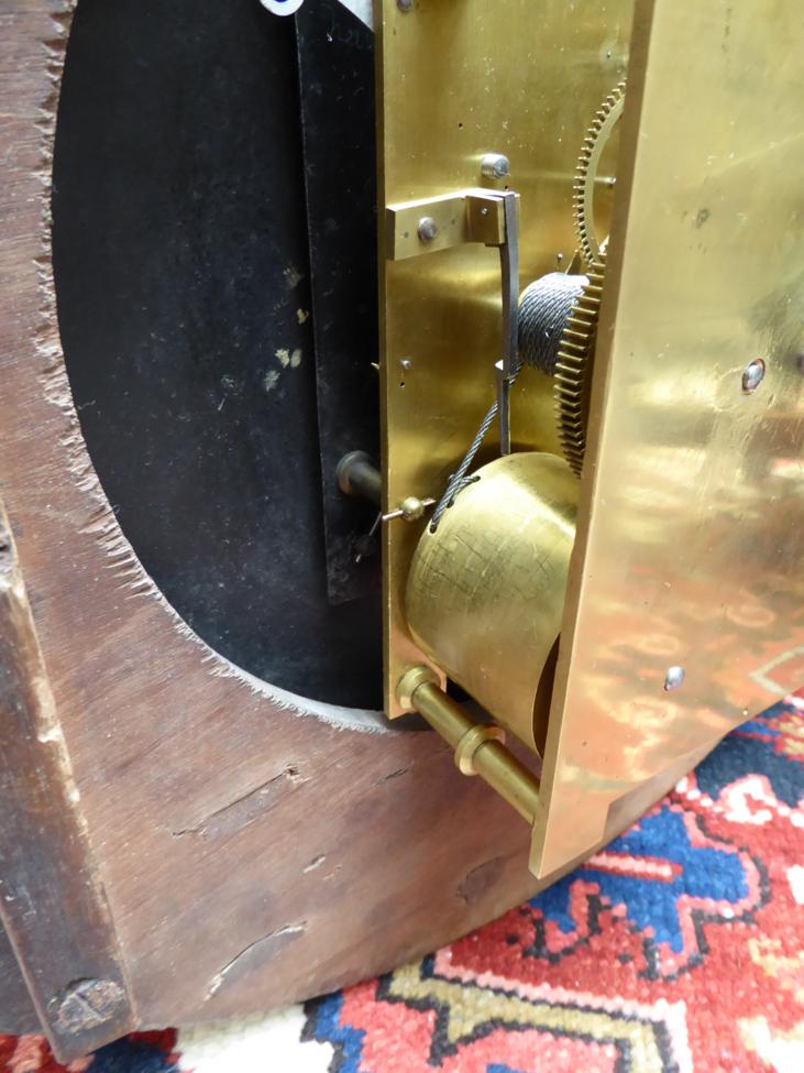 A Good Mahogany Drop Dial Striking Wall Clock, signed Robt Roskell, Liverpool, Number 1221, circa - Image 11 of 18