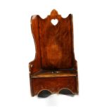 A 19th Century Fruitwood Wing Back Child's Commode Rocking Chair, 36cm by 37cm by 63cm See