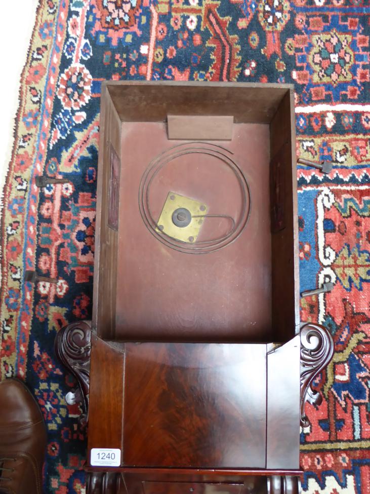 A Good Mahogany Drop Dial Striking Wall Clock, signed Robt Roskell, Liverpool, Number 1221, circa - Image 15 of 18