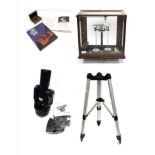 Meade ETX80 Refracting Telescope with tripod, together with a precision balance, a set of hand