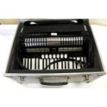 Hohner Verdi III Accordion 120 bass buttons, 41 piano keys, five couplers and three bass couplers,