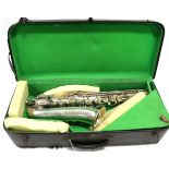 C-Melody Saxophone By Couesnon & Cie Paris no.52413, model engraved as Super Monopole, with tenor