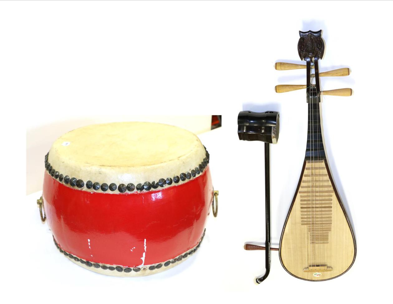 Various Chinese Instruments including stringed and percussion List available