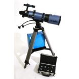 Sky-Watcher Refracting Telescope 600mm focal length and 120mm objective lens on tripod; together