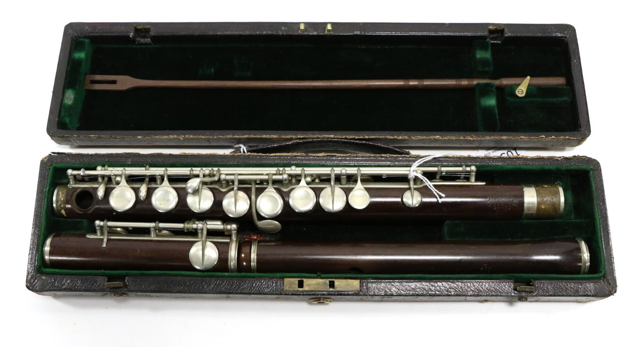 Flute By Rudall Carte & Co. (23 Berners St, Oxford St London) no.3601, appears to play at concert