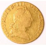 George III (1760-1820), Half Guinea, 1764, second laureate head right, rev.crowned shield of