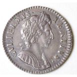 William III (1694-1702), Pattern farthing struck in silver, 1698, second Issue, date in legend,