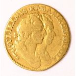 William and Mary (1688-1694), Half Guinea, 1690, second conjoined busts left, rev. crowned shield of