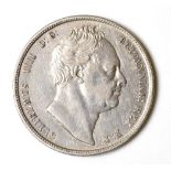 William IV (1830-1837), halfcrown, 1836, bare head r., (S.3834). Wiped or lightly cleaned, good very