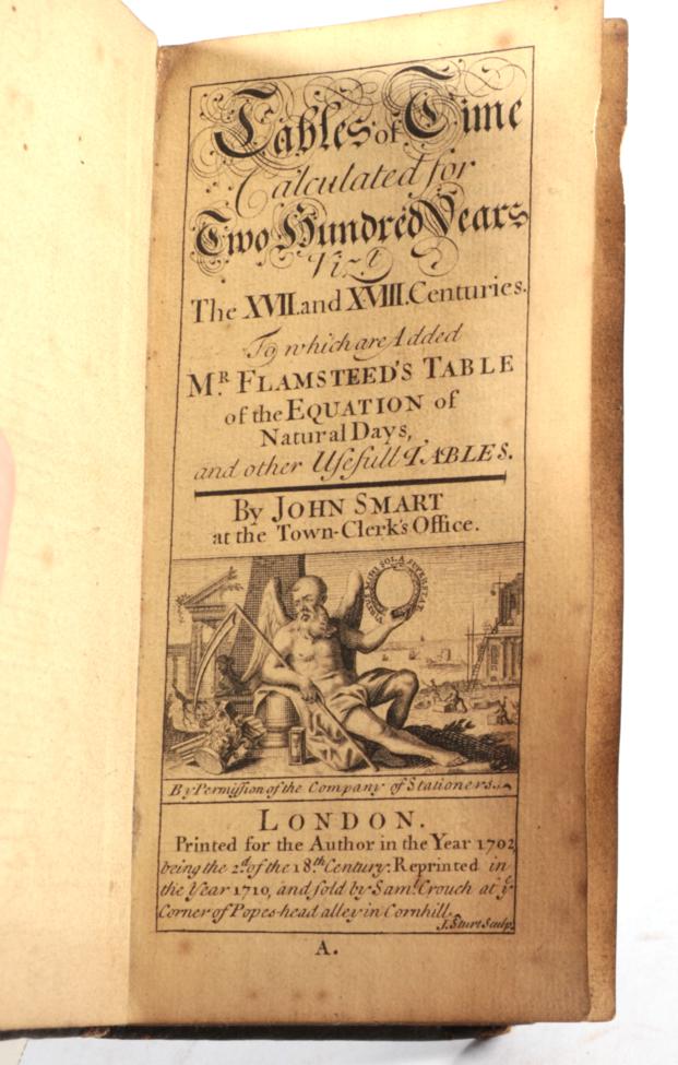 Smart, John Tables of Time Calculated for Two Hundred Years…Printed for the Author, 1710. 16mo, full - Image 2 of 2